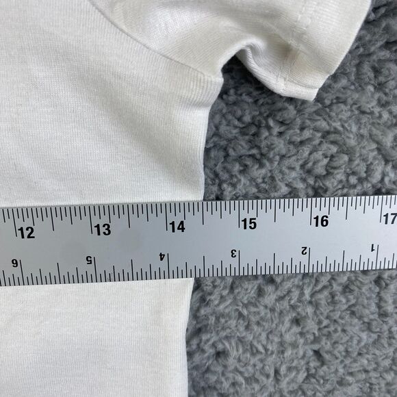 Britney Spears 1999 Micro Tee Girls Sz XS White Made w/ 100 Recycled Plastic NWT - Picture 13 of 15